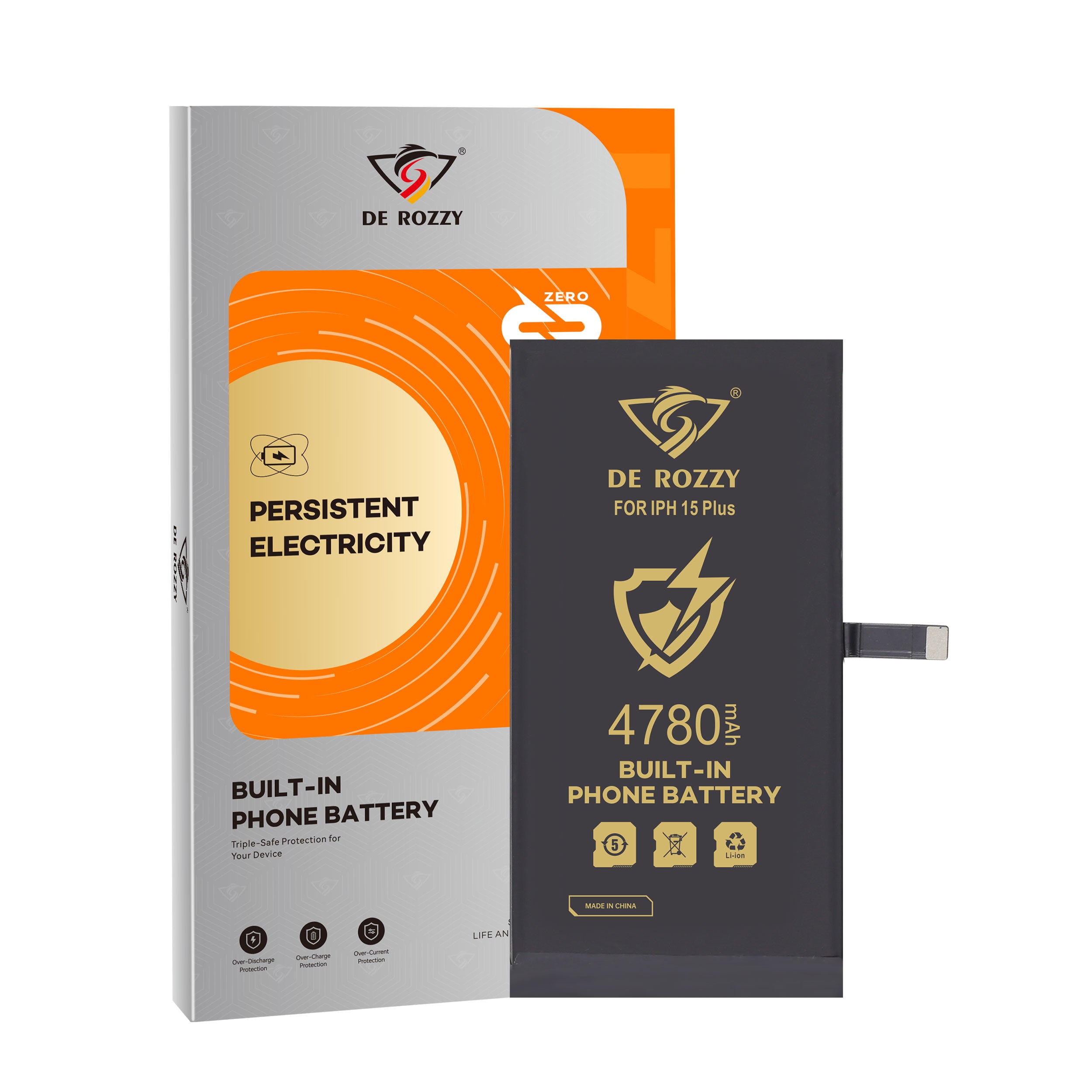 High Capacity Battery For iPhone 15 Plus 4780mAh