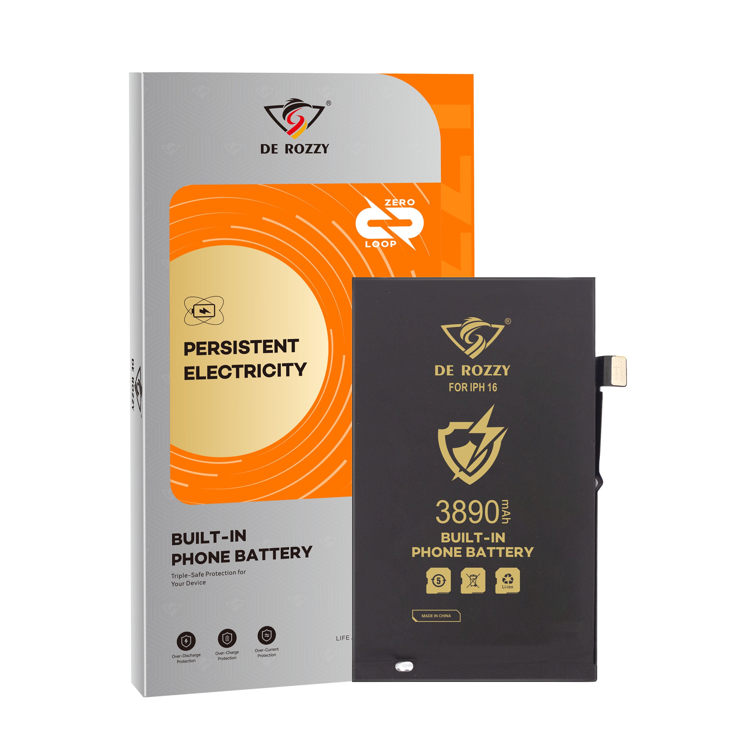 High Capacity Battery For iPhone 16 3890mAh