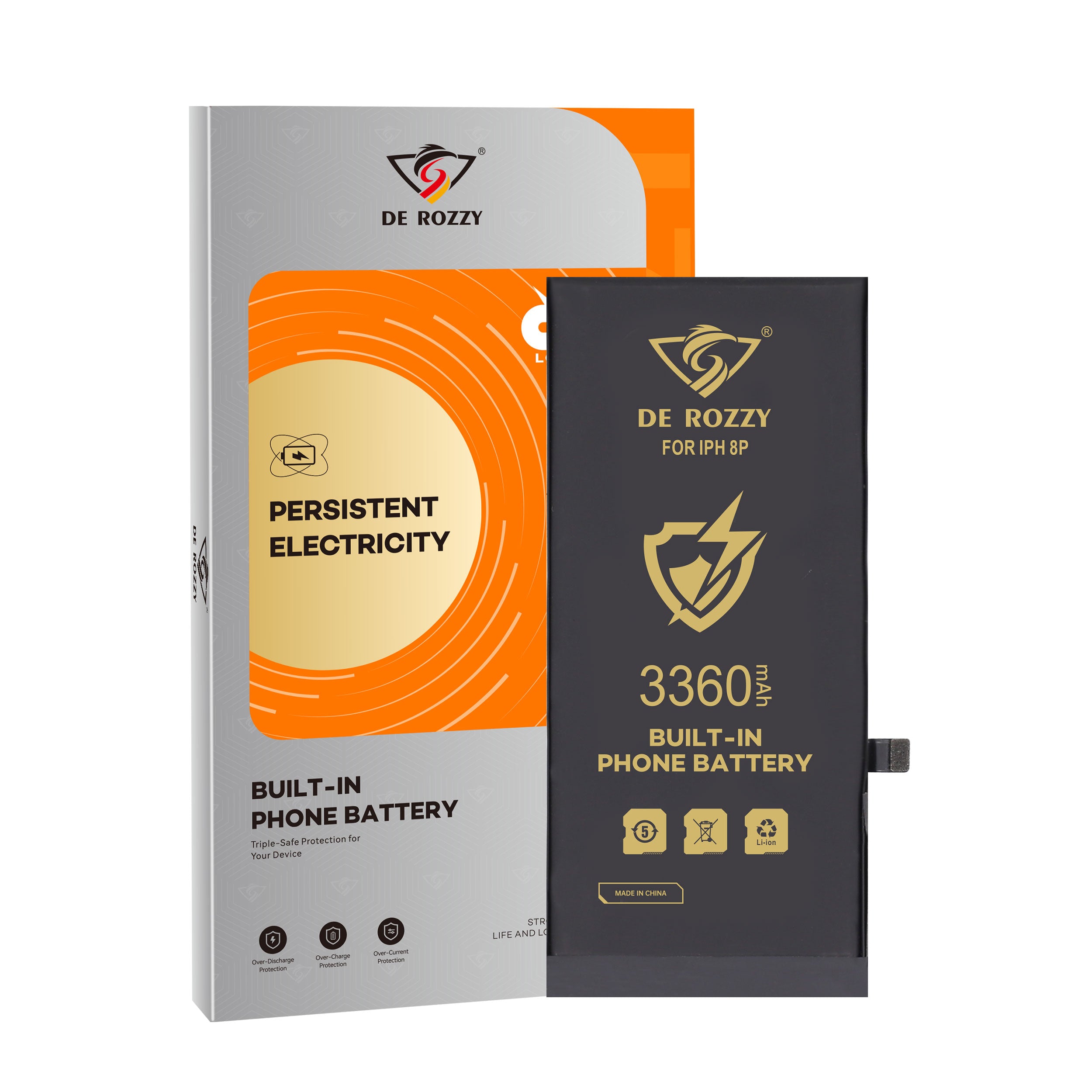 High Capacity Battery For iPhone 8 Plus 3360mAh